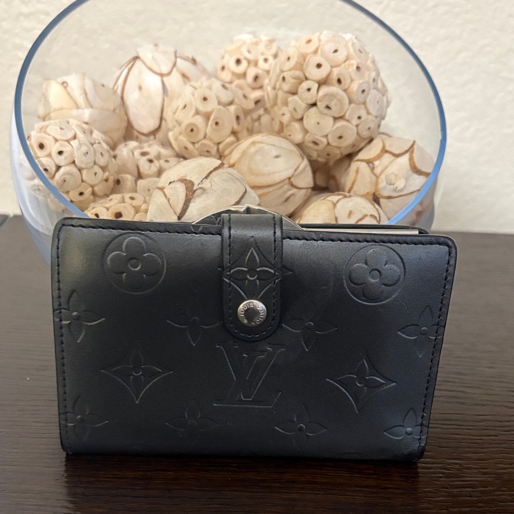 Louis Vuitton Monogram Mat Leather Kisslock Wallet